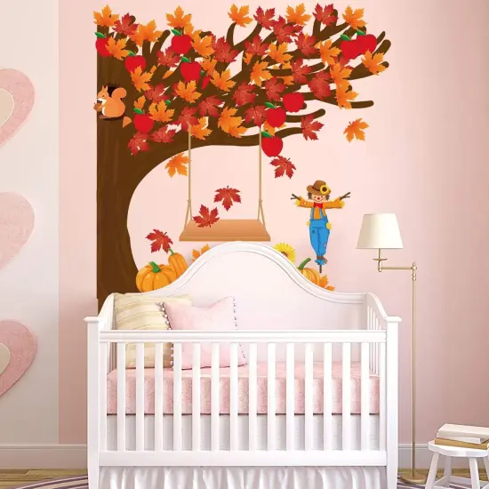 198Pcs Classroom Tree Bulletin Board Decor {3}