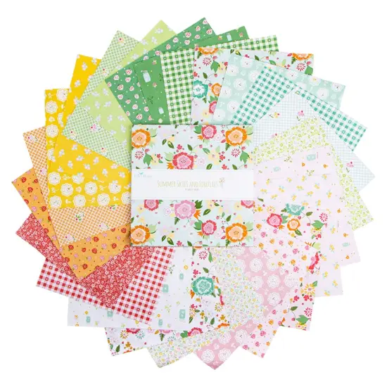 Summer Skies and Fireflies 10" Square Pack (Layer Cake / 10" Stacker) by Gracey Larson for Riley Blake (10-16370-42) {3}