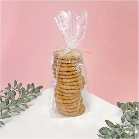 Plymor 4" x 2" x 12" (Pack of 100), 1 Mil Gusseted Plastic Bags {5}