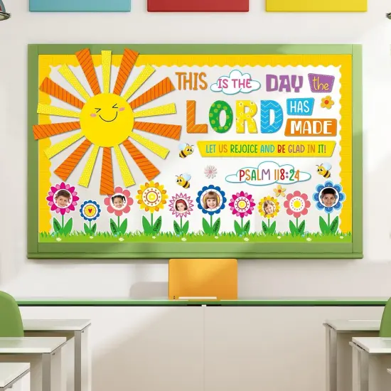 Religious Bulletin Board Set Summer Theme {3}