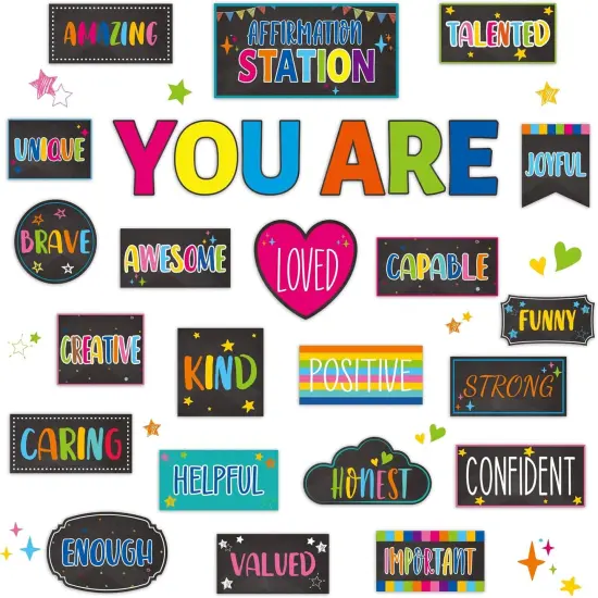 Classroom Affirmation Station Bulletin Board {1}