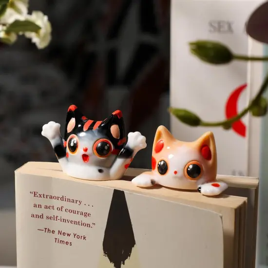 LET&rsquo;S Resin Bookmark Resin Molds Silicone, Cute 3D Animal Bookmark Silicone Molds for Epoxy Resina with Paperclip Pattern 3mm Thin,Small Bookmarks Molds for UV Resin Crafts,Gifts for Book Lovers {3}