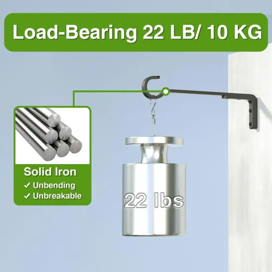 14.17 Inch Black Heavy Duty Outdoor Plant {2}