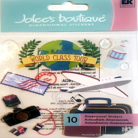 Jolee's Boutique Air Travel Dimensional Stickers {1}