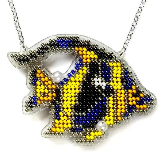 Set for embroidery with beads on a plastic base FLPL-101 {3}