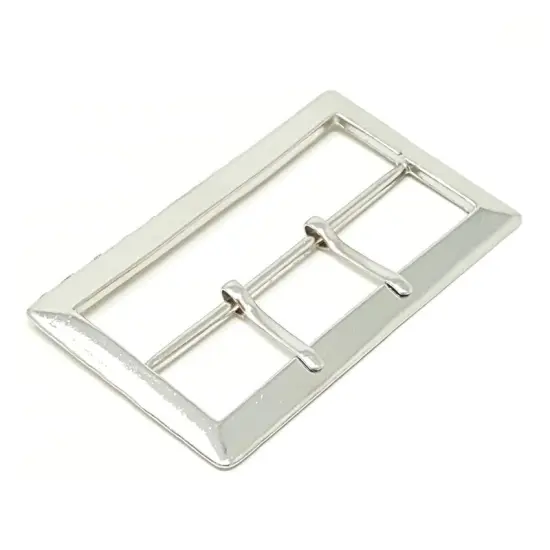 Silver Rectangular Belt Buckle 3.5 Inche {3}
