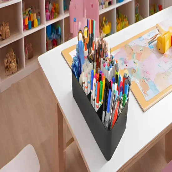 Enjoy Organizer Portable Supply Caddy Compartment with Handle 8 Dividers Art Caddy Multi-Purpose - Made In USA {6}