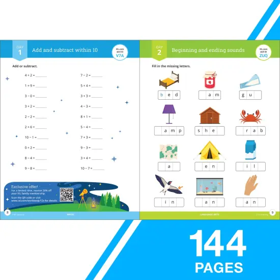 IXL Ultimate Summer 1st to 2nd Grade Workbook, Math, Reading Comprehension, Language Arts, Geography, Science, Social Studies, and Writing Practice for Kids {3}