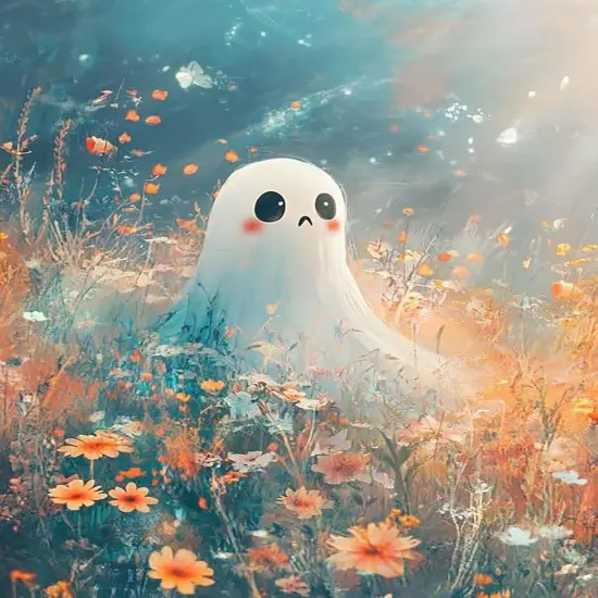 Paint by Numbers Kit for Adults Halloween Ghost, DIY Oil Painting Kit on Canvas with Paintbrushes and Acrylic Pigment, for Paint by Numbers for Beginner, for Home Wall Decor {1}