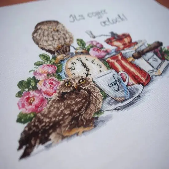 It's coffee o'clock K-83 Counted Cross-Stitch Kit {5}