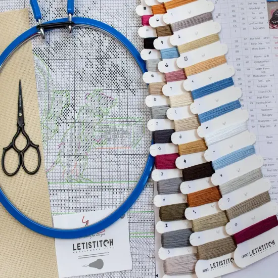 When the Cat Sleeps L8072 Counted Cross Stitch Kit {6}