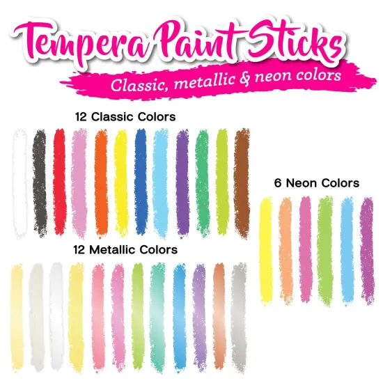Tulip Tempera Paint Sticks 30 pack {2}