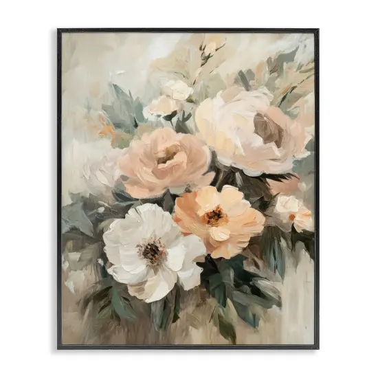 Stupell Industries Brushed Spring Bouquet Framed Giclee Wall Art Design by Petal Prints Design {7}