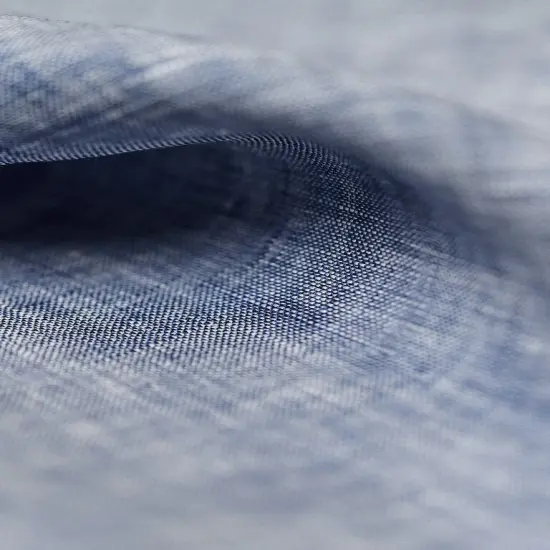 1 Yard Navy or Off White 2 Tone Melange Linen Fabric Lightweight Flat Weave 58 Inches Wide Navy/Off-White {5}