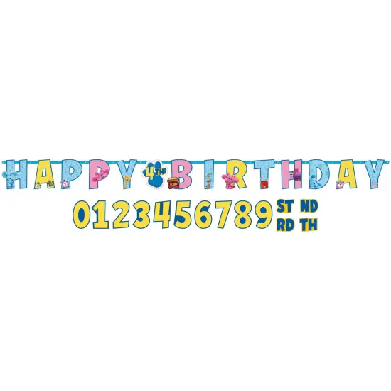 Blues Clues Jumbo "Add an Age" Birthday Banner - 1ct {1}
