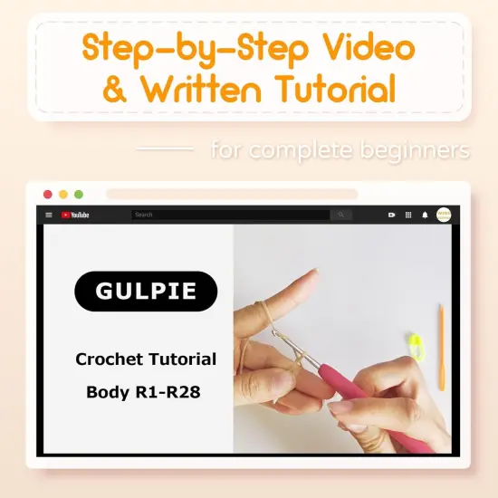 Gulpie Crochet Kit - Chinese Mythological Crochet Kit {4}