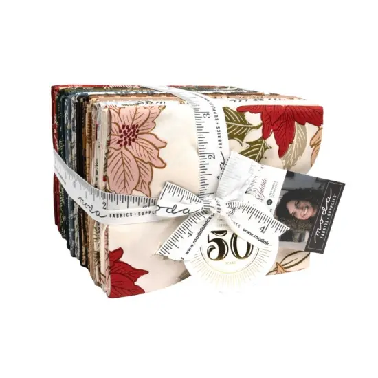 Old World Yuletide Fat Quarter Bundle by Fancy That Design House for Moda (45620AB) {1}