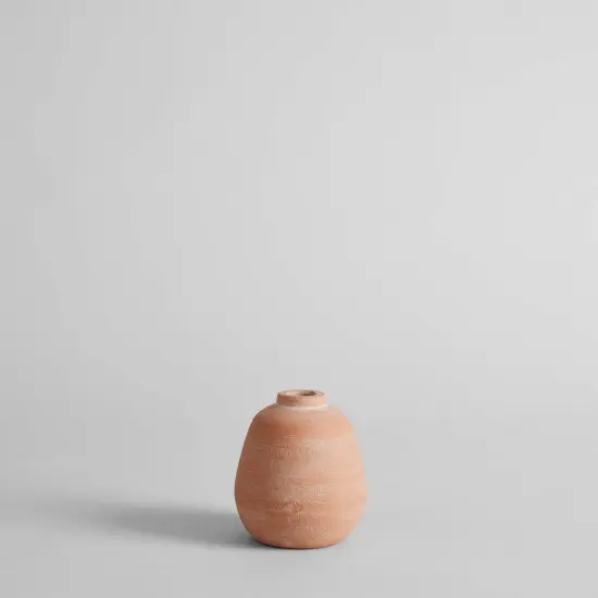 Terra Cotta Bud Vase, Whitewash | Short by Bloomist {5}