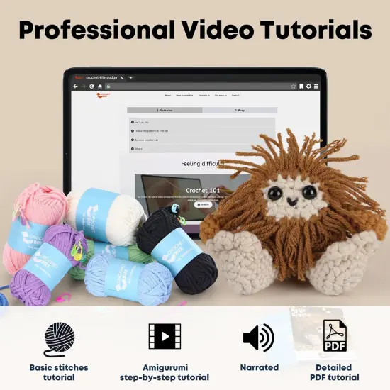 Crochet Box Crochet Kit - Bigfoot {4}