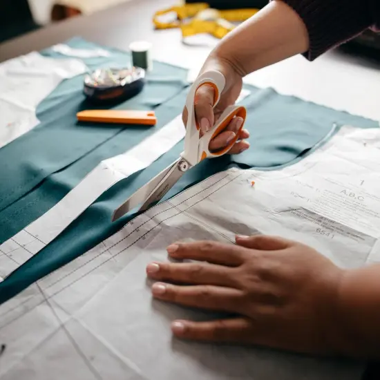 RazorEdge Fabric Scissors - 9" Heavy Duty Fabric Shears with SoftGrip Ergonomic Handle, Premier Grade Stainless Steel Blades {3}