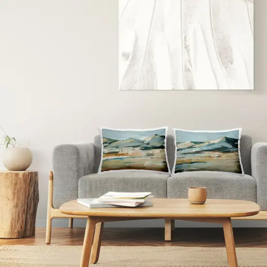 Stupell Industries Desert Mountain Impressions 2pc Decorative Printed Throw Pillow Set Design by Ethan Harper, 14 x 7 x 20 {2}