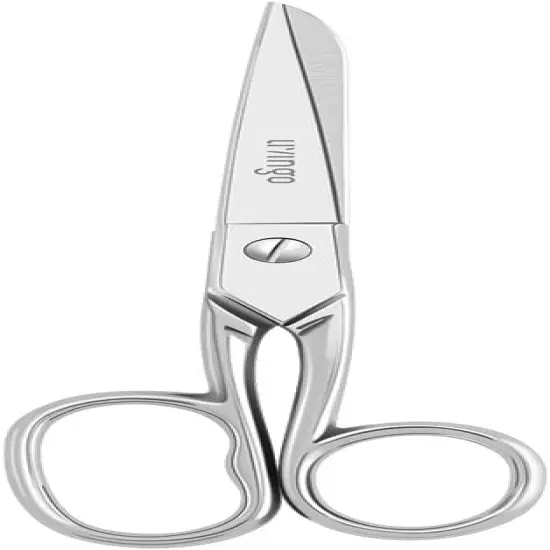 6'' Professional Forged Fabric Scissors, Precision Tailor Small Scissors Heavy Duty, Sharp Stainless steel Sewing Shears for Crafting Supplies {1}