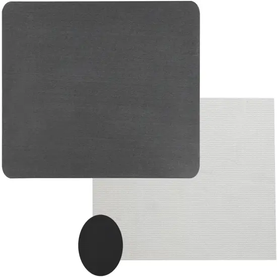 24'' x 15'' Diatomaceous Quick-Drying Stone Bath Mat Gray {5}