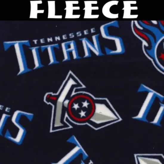 Licensed NFL Tennessee Titans Fleece 70172D Fabric by the Yard {1}