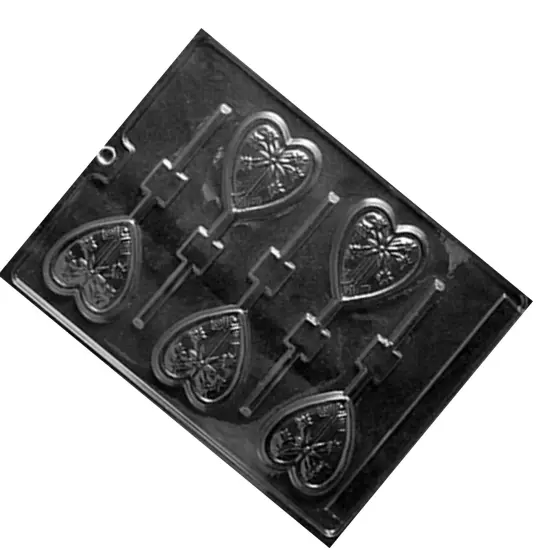 Starburst Heart Lolly Chocolate Mold {3}