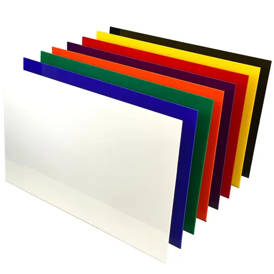 2.6mm (1/8th Inch), 12x12. 12x19, 12x6, CO2 Laser & Glowforge Performance Series Ready, cast Acrylic in a Variety of Solid Opaque Colors, Craft Closet Brand {3}