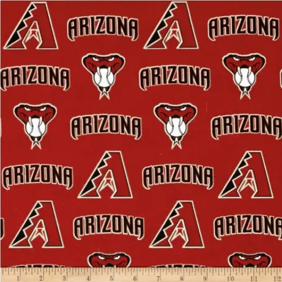 Licensed MLB Arizona Diamondbacks Cotton 6679-B Fabric by the Yard {1}