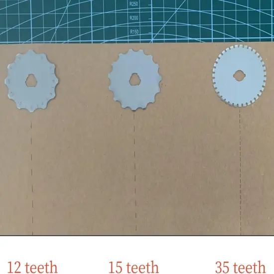 45mm Crochet Edge Rotary Cutter Blades, Skip Stitch Rotary Blades Fits , Perforating Rotary Replacement Blade, Pack of 6 {4}
