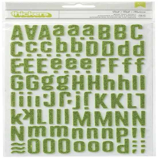 American Crafts Thickers Stickers {1}