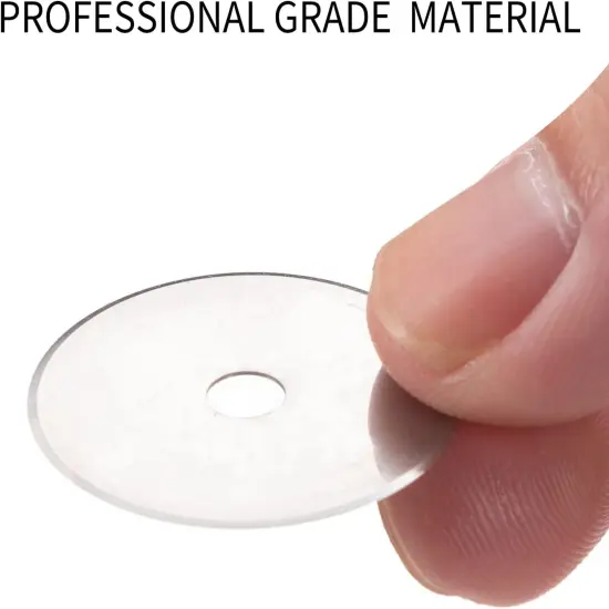 45mm Rotary Cutter Blades - 10 Pack Replacement Blades - Sharper Blades Have Better Cutting Effect, Great for Sewing, Quilting Supplies, Fabric and Crafts (Round Hole-45mm) {1}