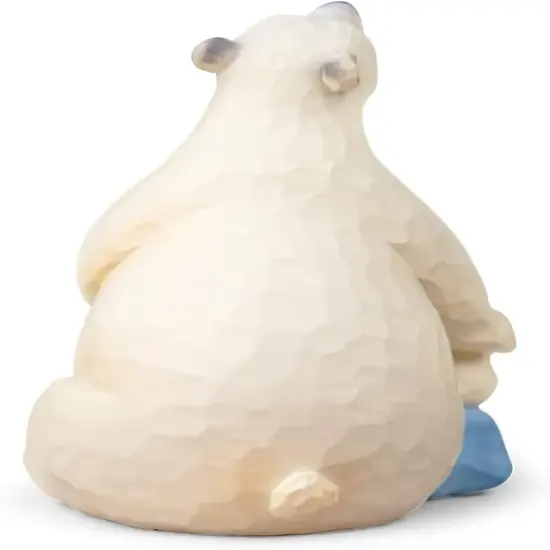 I Love You to The Moon and Back, Polar Bear Figurine Sculpted Hand-Painted, Collectible Figure Gift for Daughter Son Dad Mom Birthday Anniversary {3}
