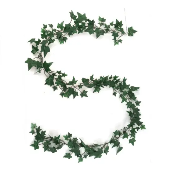 2-Pack 6' English Ivy Garland w/ 185 Silk Leaves &ndash; Lush Greenery for Home & Holiday Decor {1}