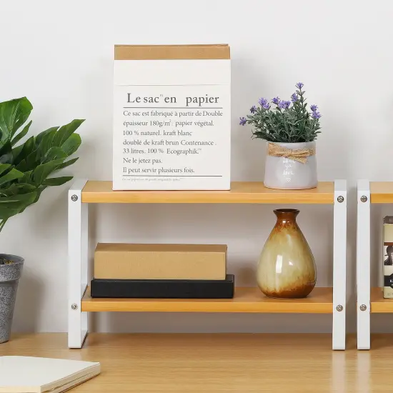 2 Tier Standing Rack for Spices Bottles Dishes Countertop Organizer Home Decor {6}