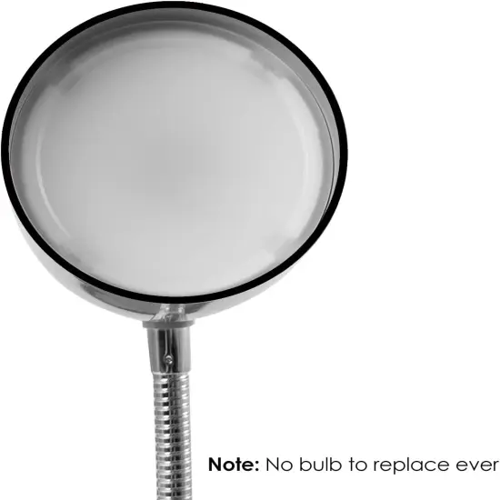 LED Desk Lamp, Flexible Gooseneck with Table lamp, 3.5W 240LM 4000K Cool White Study Lamps for Bedroom and Office, Eye Protection, ETL Listed,Black {3}