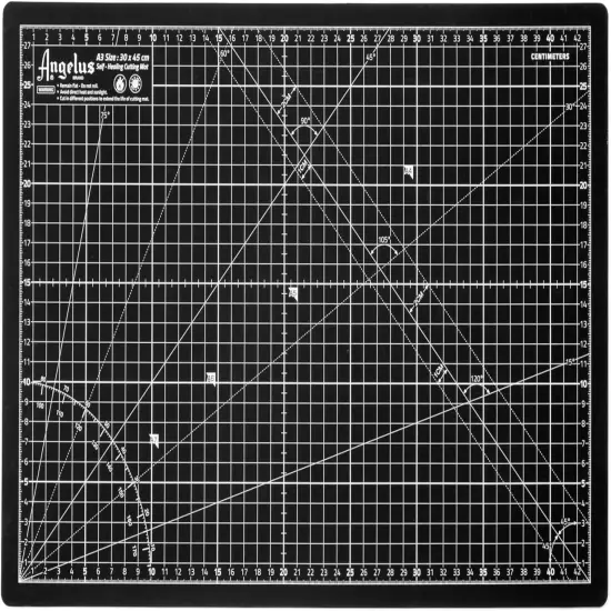 Self-Healing Cutting Mat, Double Sided, Non-Slip, Durable, Scratch-Resistant Rotary Cutting Board for Leather, Craft, Fabric, Quilting, Sewing, Scrapbooking Projects (12" x 18") {1}