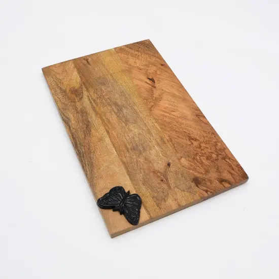 Butterfly Wooden Platter {2}