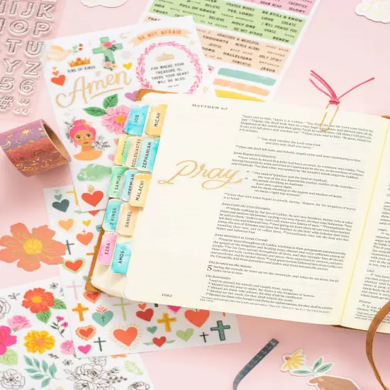 Creative Devotion Draw Near Sticker Book 8/Sheets-W/Gold Foil Accents, 418/Pkg {6}