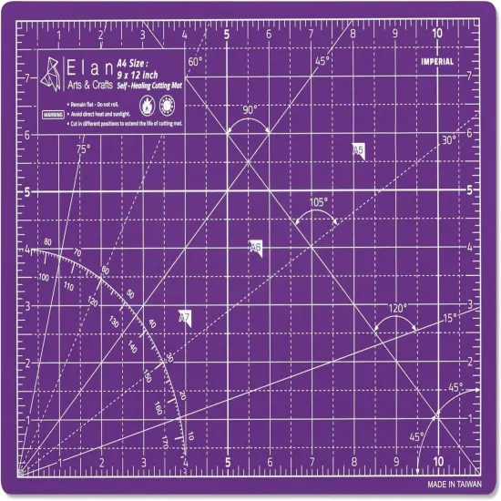 Cutting Mat A4 Pink & Purple, Self Healing Cutting Mat 12 x 9 INCH, 5-Ply Craft Mat Pink, Hobby Cutting Mat 12x9 INCH, Fabric Cutting Board for Crafts, Quilting Cutting Board, Craft Cutting Mat {2}