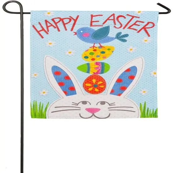 Happy Easter Bunny 2 Sided Garden Flag {2}