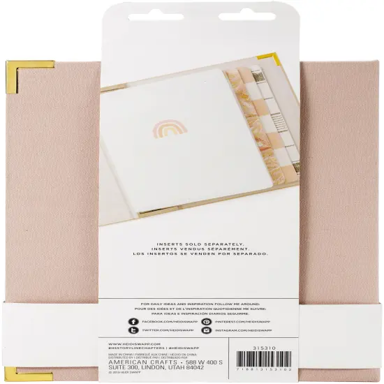 Heidi Swapp Storyline Chapters Album 8"X10"-Blush {3}