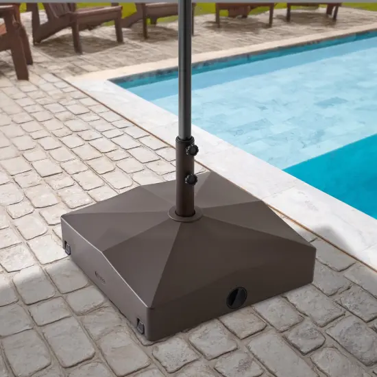 Casafield Patio Umbrella Base, Fillable Heavy Duty Rolling Stand for Outdoor, Patio, Lawn, Deck, Poolside {2}