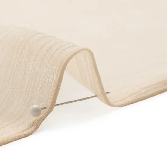 1 Yard Winter Wheat Crinkled Silk Chiffon Fabric Lightweight Sheer Material, 43 Inches Wide {2}