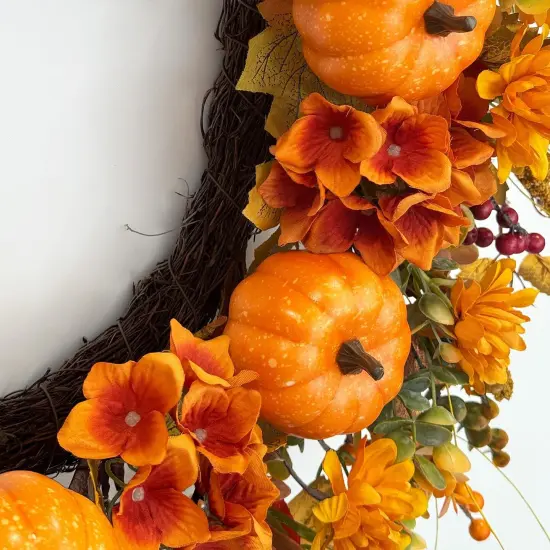 24 Inch Fall Autumn Wreaths {5}