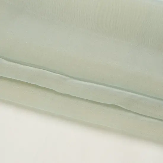 1 Yard Luxury Chiffon Like Silk Voile Fabric 54" Wide Gray & Tan Sheer Silk for Fashion Design {4}