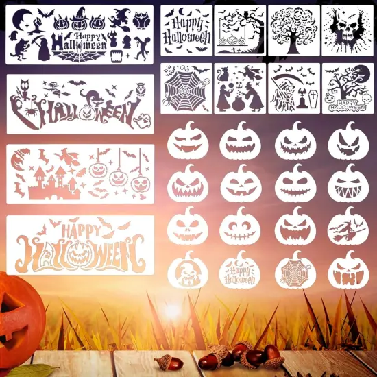 Reusable Pumpkin Carving Templates(Painting) {6}