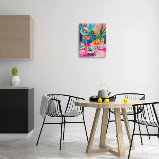 Stupell Industries Dazzling Disco Cocktails Canvas Wall Art Design by LSR Design Studio {2}